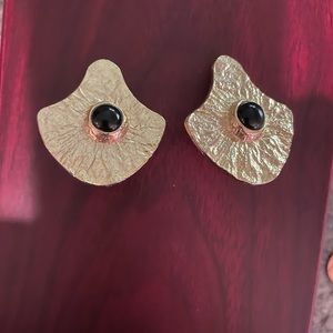 Vintage clip on earrings-larger size.